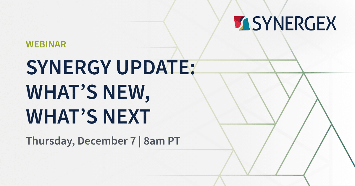Synergex Matrix Events - Synergex
